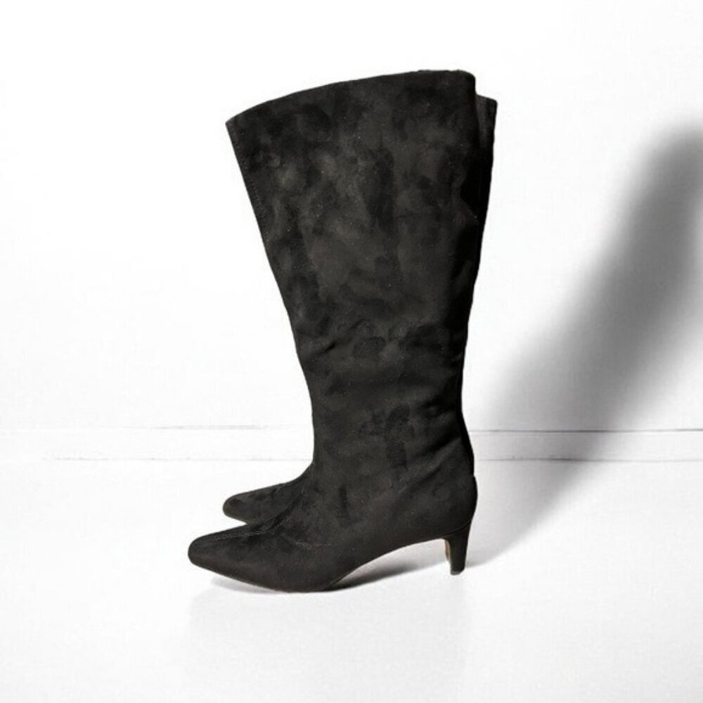 🌻NEW w/tags Splendid June Black Suede Tall Boot Women's Size 7